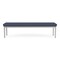 Lesro Lenox Steel 3 Seat Bench, Denim (Blue) Seat, Denim Back, 67 W 21 L 18.5 H, Linette Vinyl Seat LS3001 - alternate 1